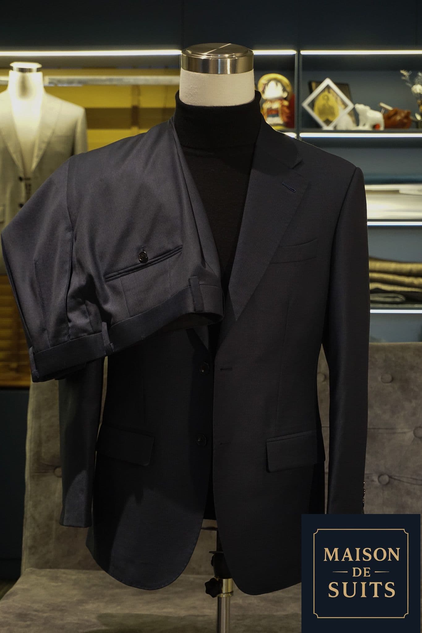 Vitale Barberis Canonico POW Navy Suit