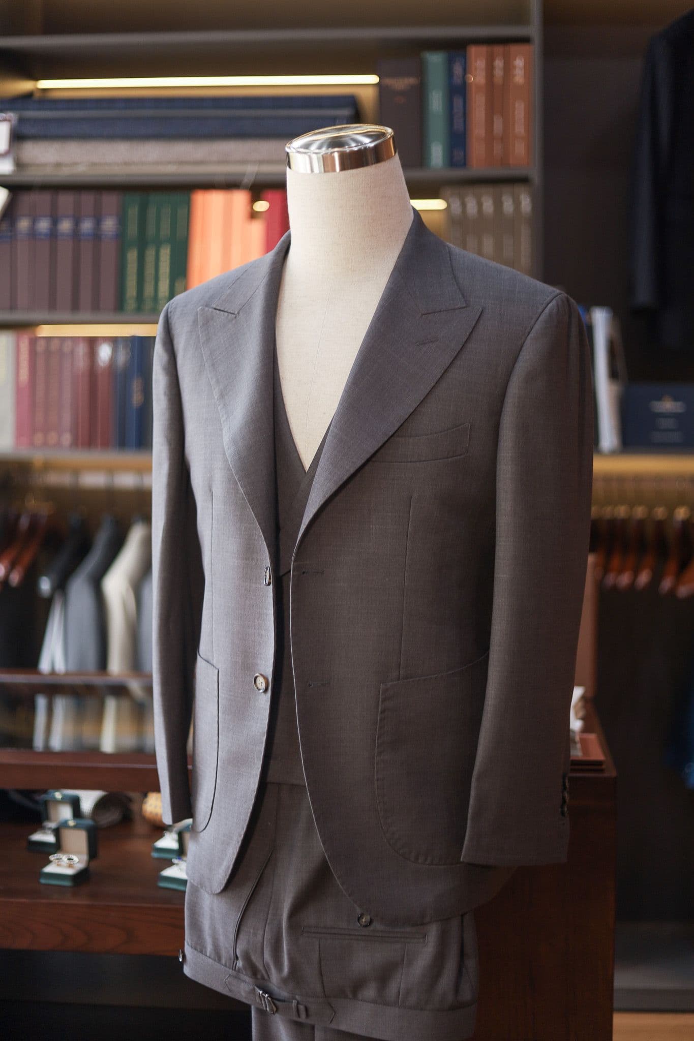 Lord&Taylor 3 Pieces Grey Wedding Suit