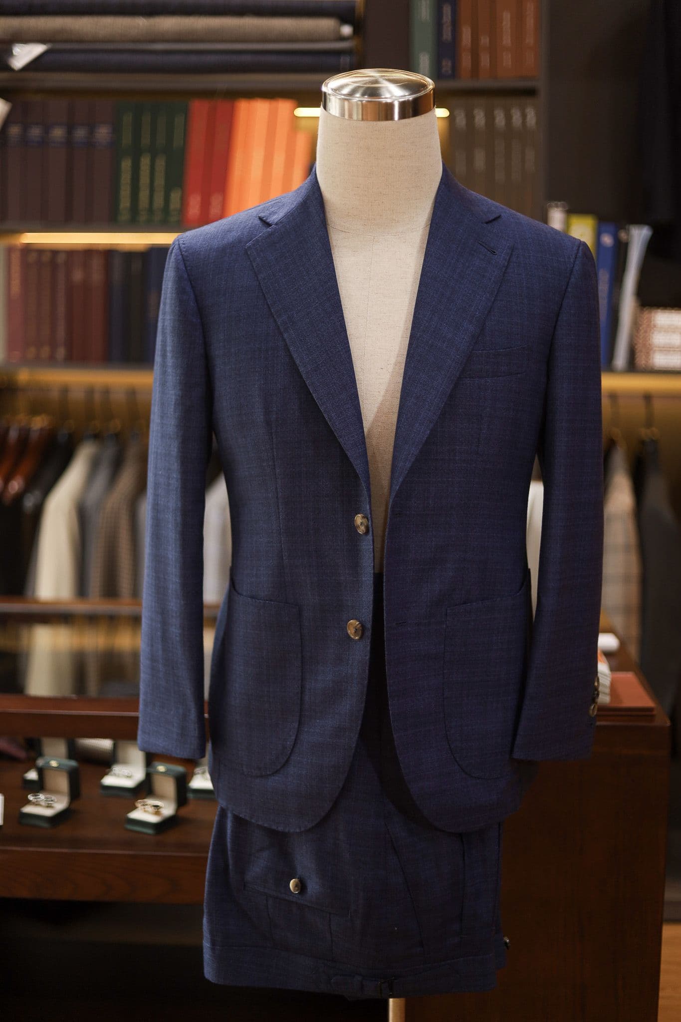 Scabal Blue Super 130s Suit