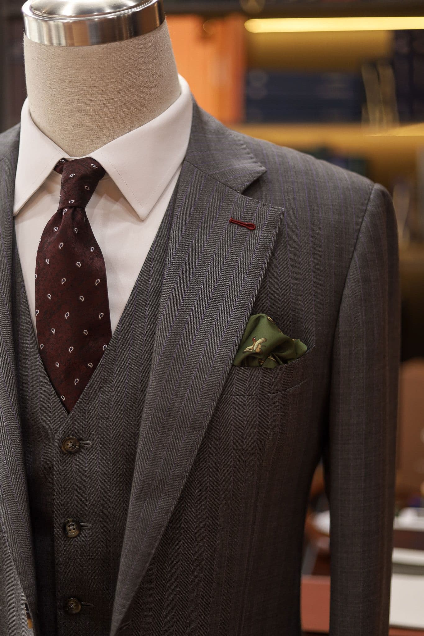 drago-herringbone-grey-three-pieces-suit
