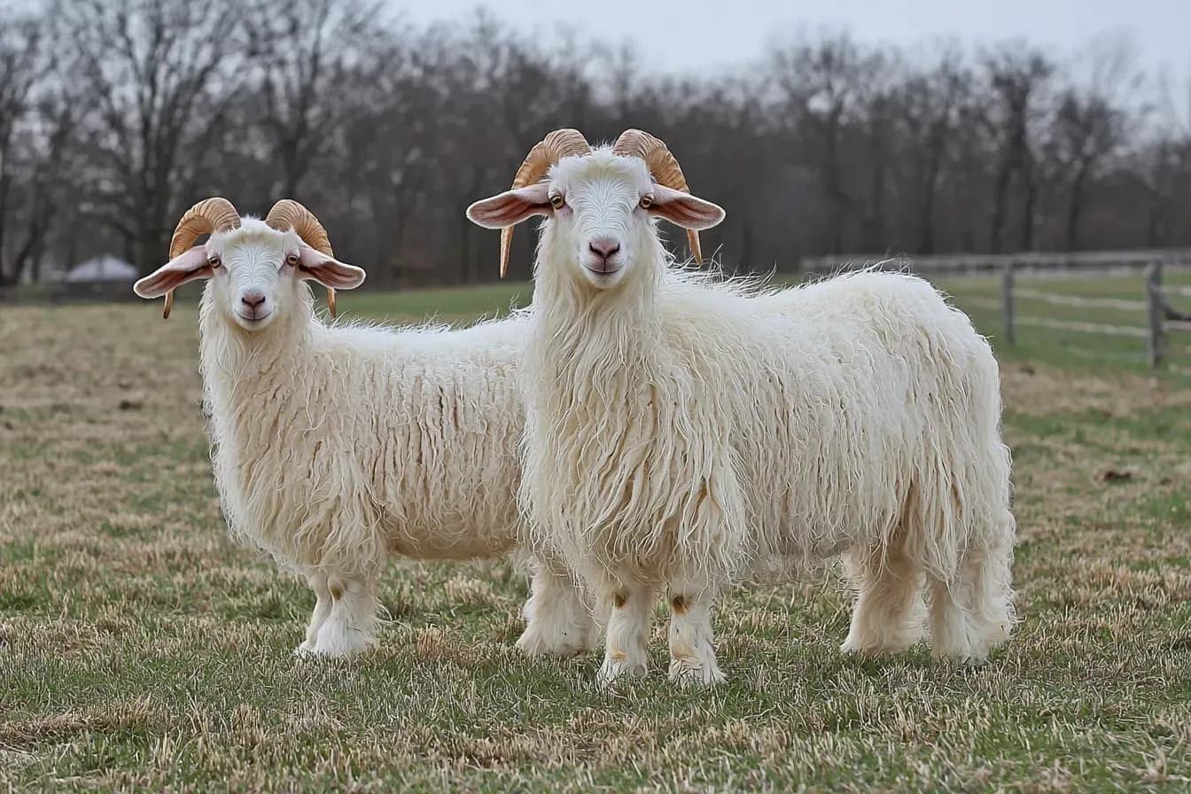 Mohair – Sự lấp lánh và Bền Bỉ Từ Dê Angora