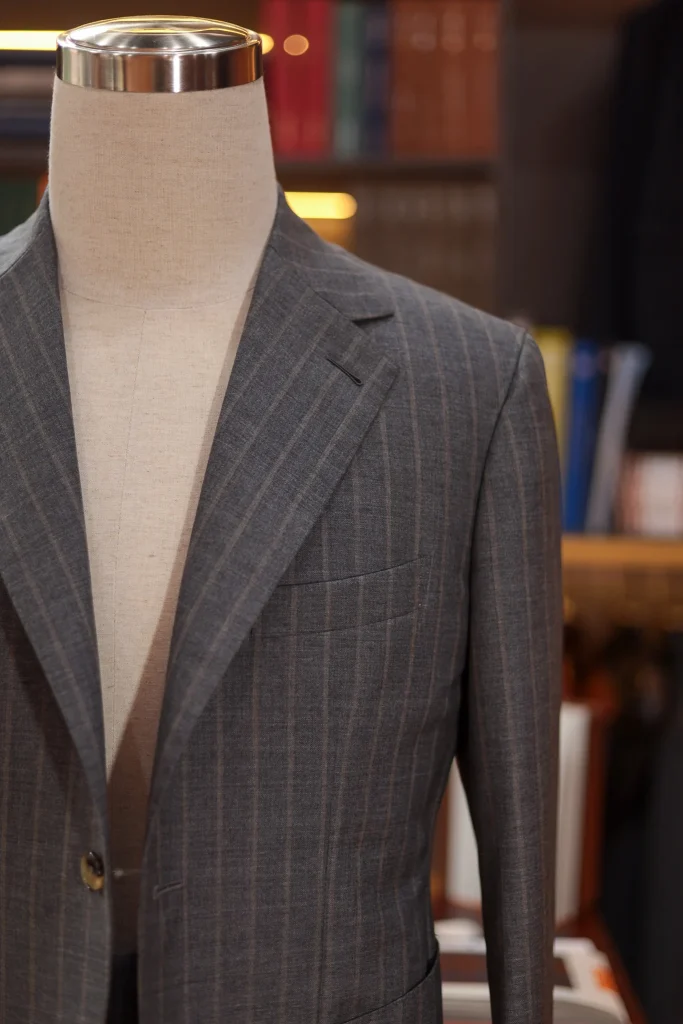 Drapers Italy Ascot 2 Ply Grey Pinstripe Suit - 2