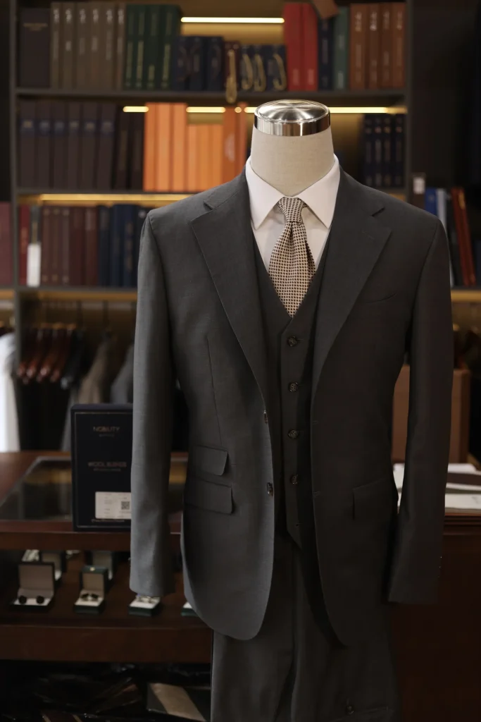 Nobility Charcoal 3 Pieces Suit