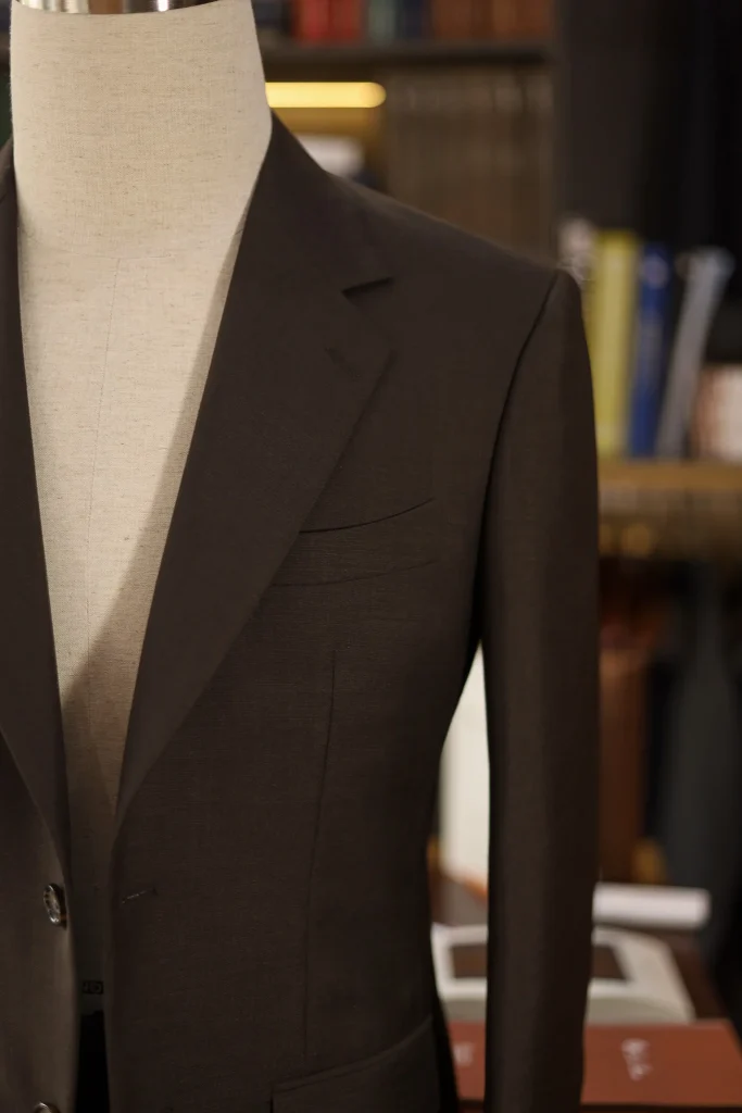 William Halstead Wool Mohair Brown Suit - 2
