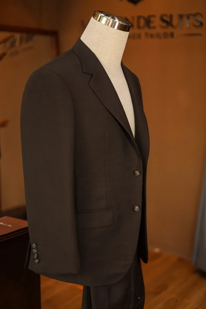 William Halstead Wool Mohair Brown Suit - 4