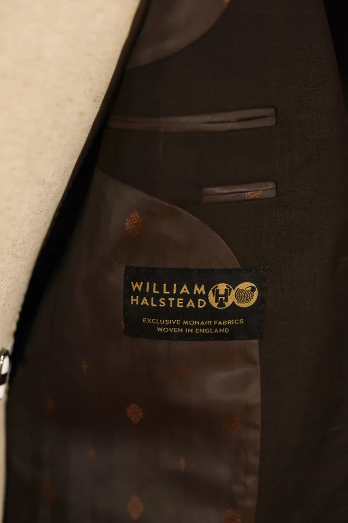 William Halstead Wool Mohair Brown Suit - 6