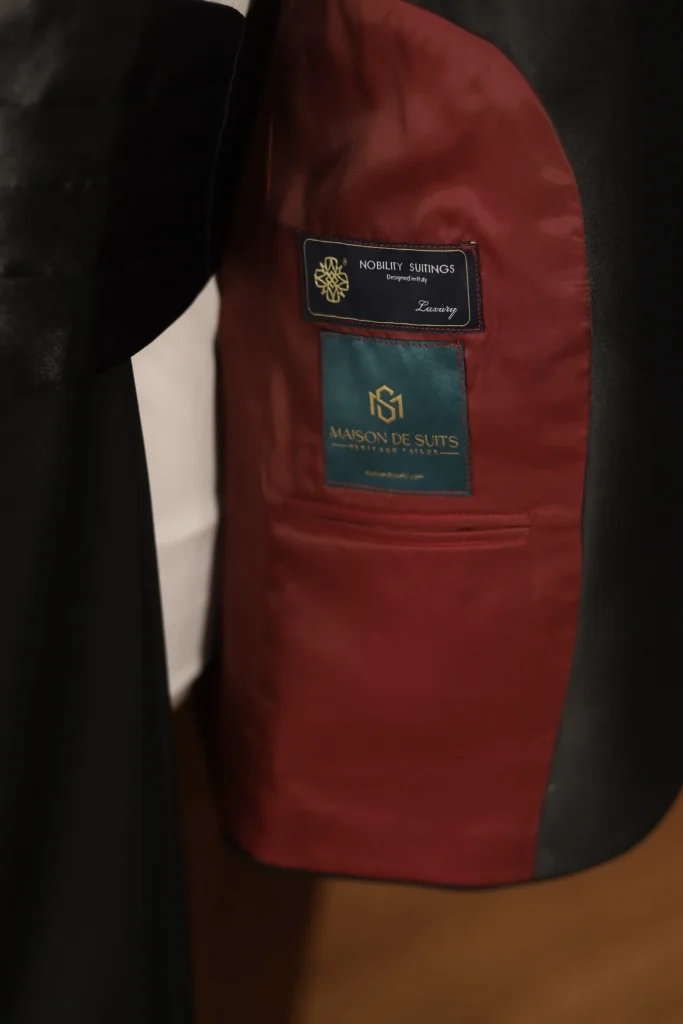 Nobility Wool Black Tuxedo - 6
