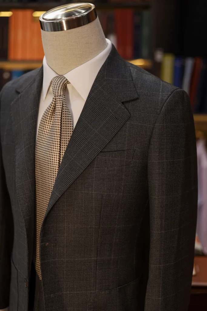 Tingeniator Drape Grey Glencheck Suit - 2