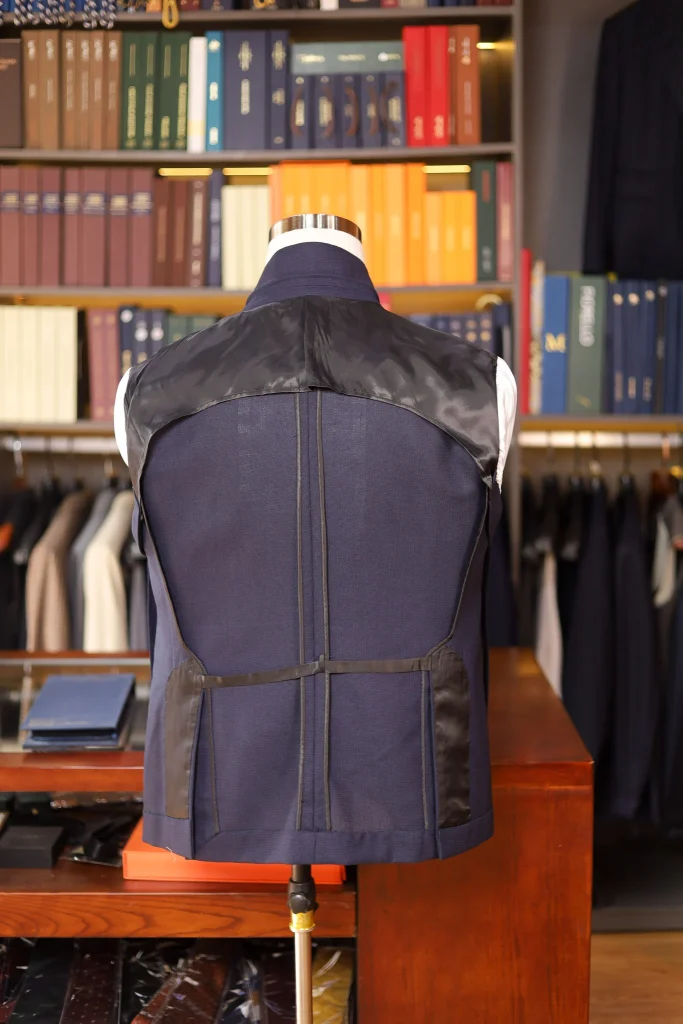 Holland&Sherry Navy Hopsack Jacket - 1