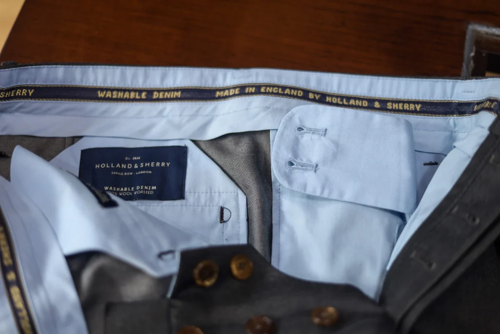 Holland&Sherry Washable Denim Trousers - 3