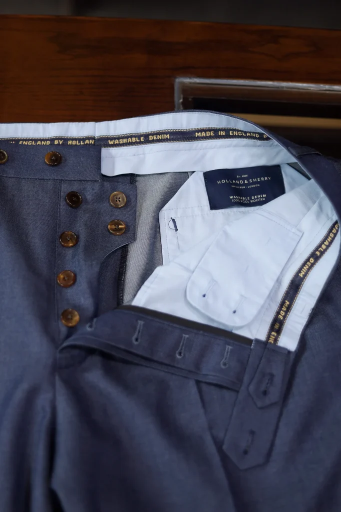 Holland&Sherry Washable Denim Trousers - 7