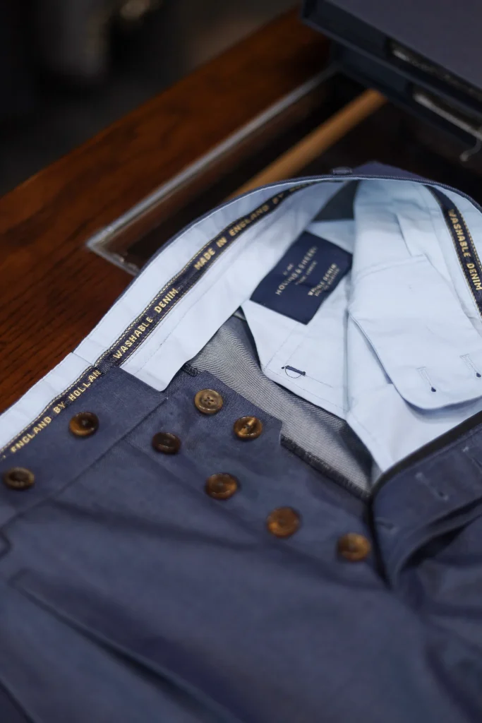 Holland&Sherry Washable Denim Trousers - 8