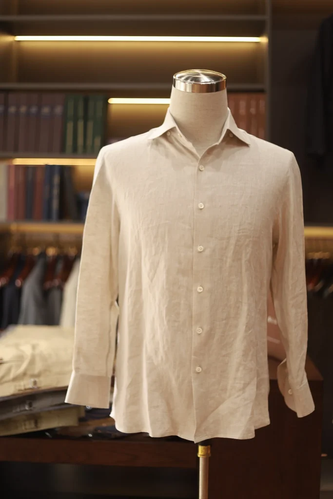 Solbiati 100% Linen Long Sleeve Shirts - 3