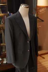 VBC Revenge Super 150’s Charcoal Pinstripe Suit
