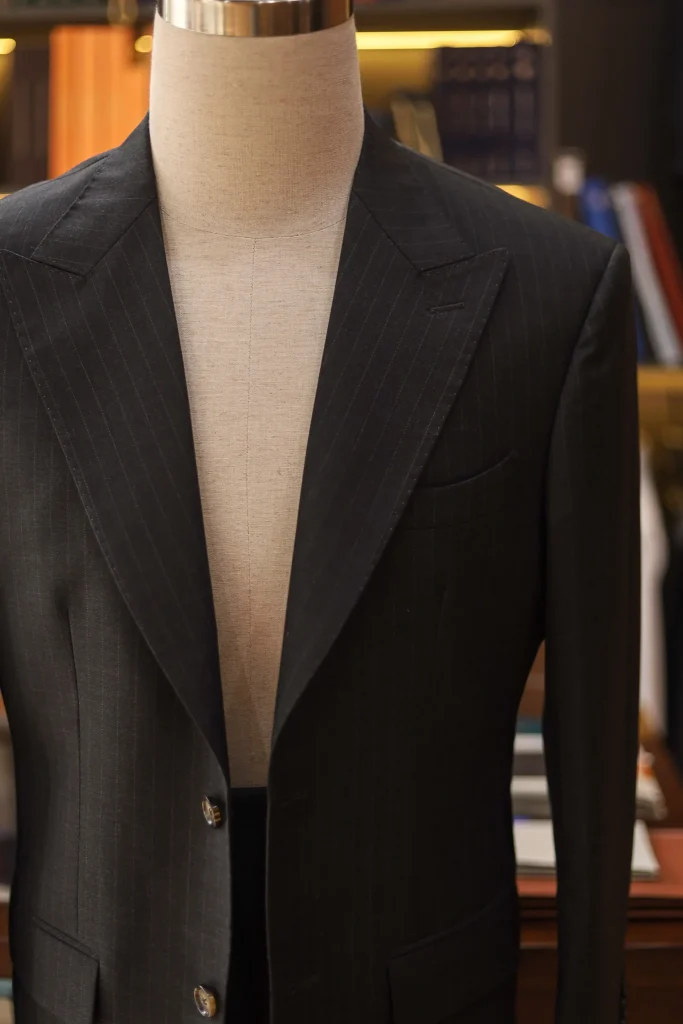 VBC Revenge Super 150’s Charcoal Pinstripe Suit - 2