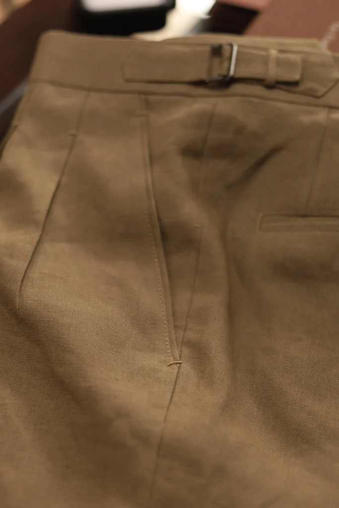 Holland&Sherry Linen Trousers - 4