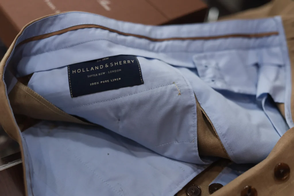 Holland&Sherry Linen Trousers - 5