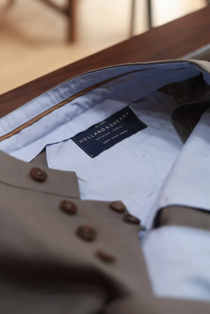 Holland&Sherry Linen Trousers - 8