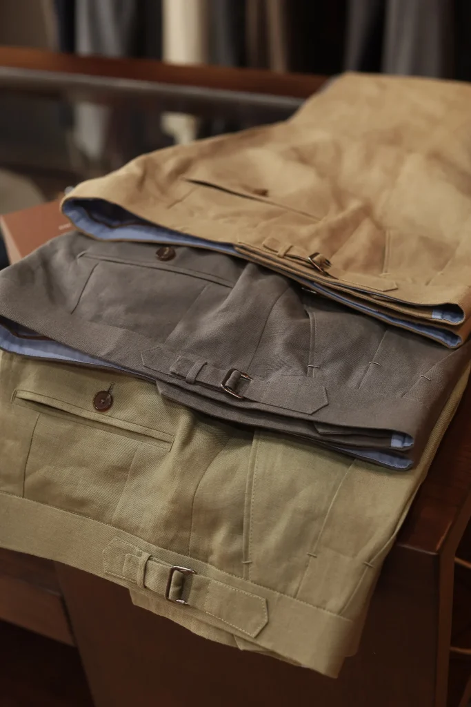 Holland&Sherry Linen Trousers